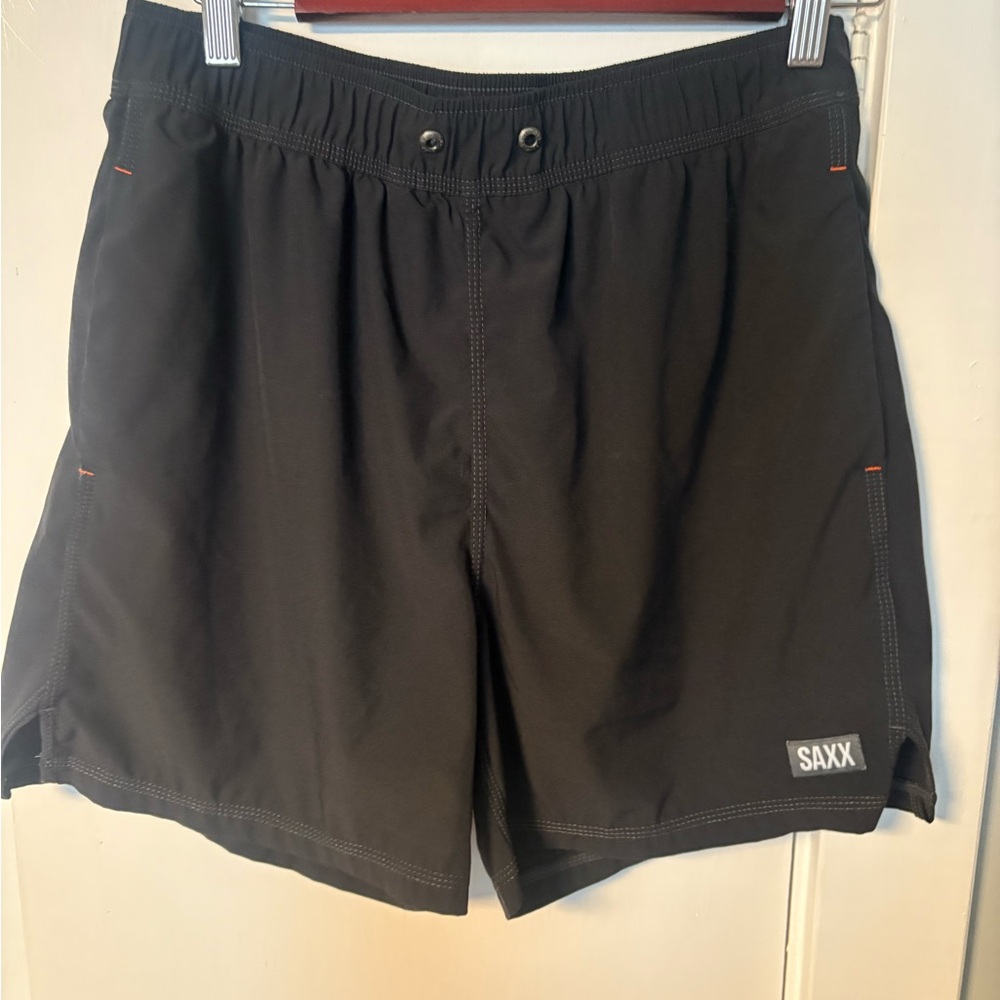 SAXX Black Athletic Shorts